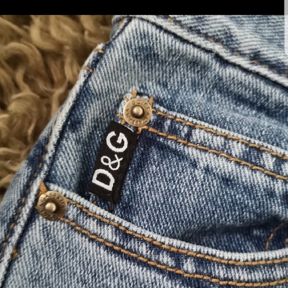 DOLCE & GABBANA HIGH RISE STRAIGHT LEG JEANS - Picture 3 of 7